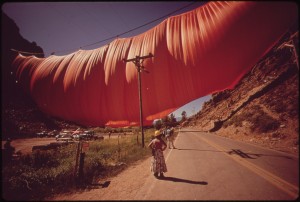 Christo. Valley Curtain