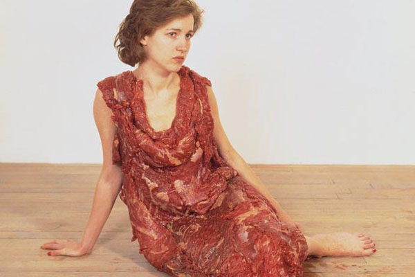 Jana Sterback. Flesh Dress, 1987