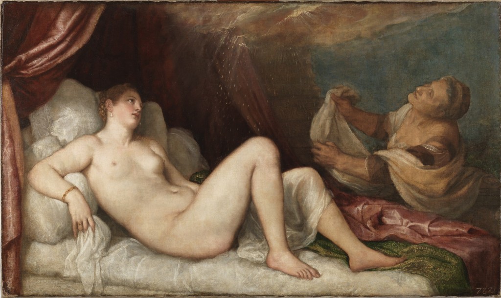 Tiziano. Dánae. The Wellington Collection
