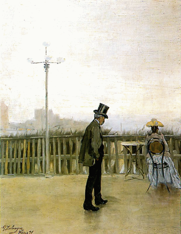 Zuloaga. Mi padre y mi hermana en París, 1891