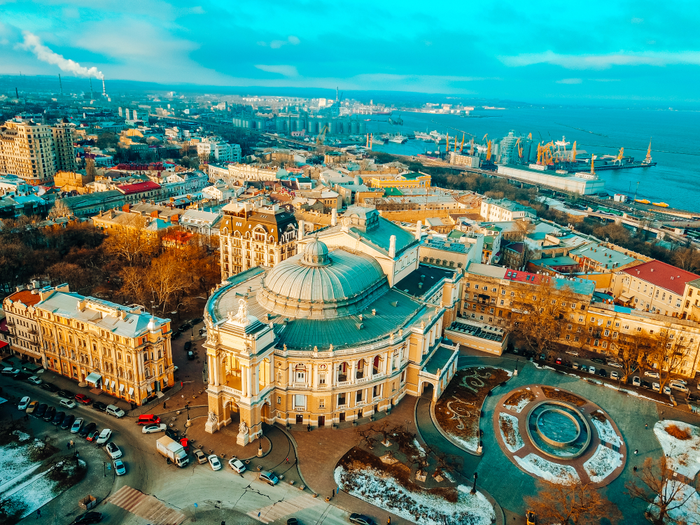 Vista de Odesa, Ucrania