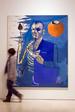 Vista de la exposición Kippenberger miró a Picasso en el MPM. Foto: Jesús Domínguez © Museo Picasso Málaga