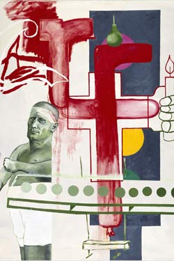 Martin Kippenberger (1953-1997)  Ohne Titel / Sin título  1988  Óleo sobre lienzo  240 x 200 cm  Nicolas Berggruen Charitable Trust  © Estate Martin Kippenberger, Galerie Gisela Capitain, Colonia