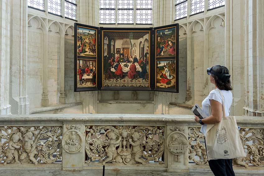 La última cena. Dieric Bouts. Iglesia de San Pedro, Lovaina