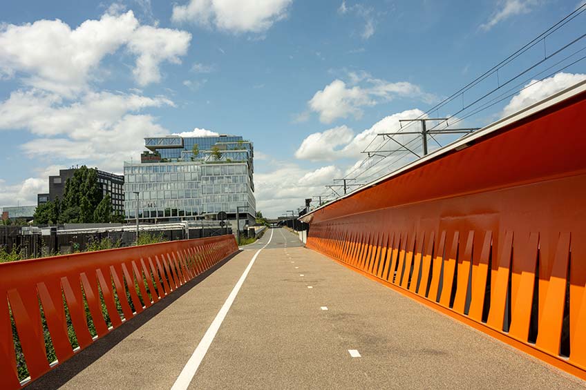 Ciclovía entre Zaventem y Bruselas. Foto: Andrés Valentin-Gamazo