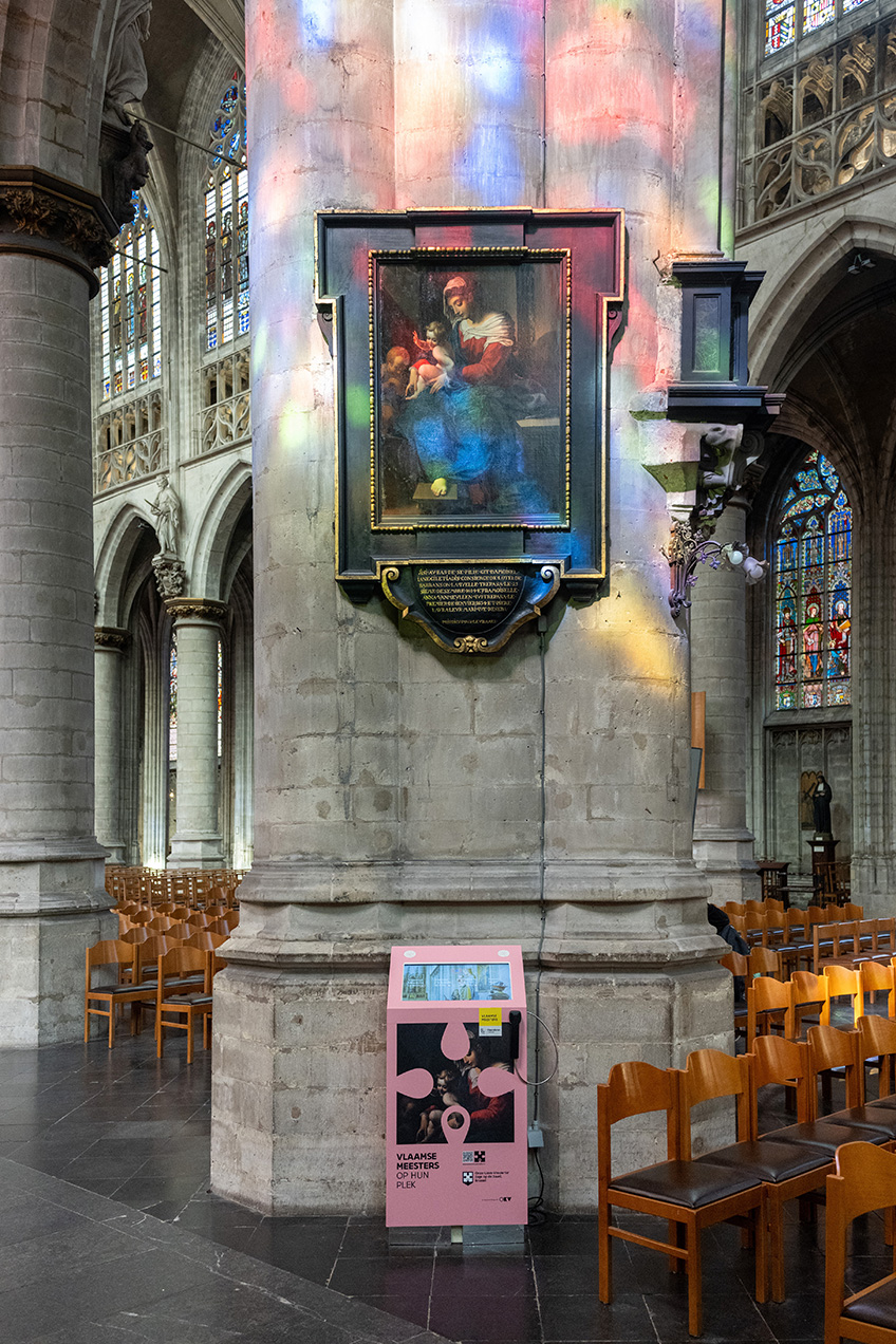 Abraham Janssens. María con el Niño. Nuestra Señora de la Victoria, Bruselas. Foto: Andrés Valentín-Gamazo