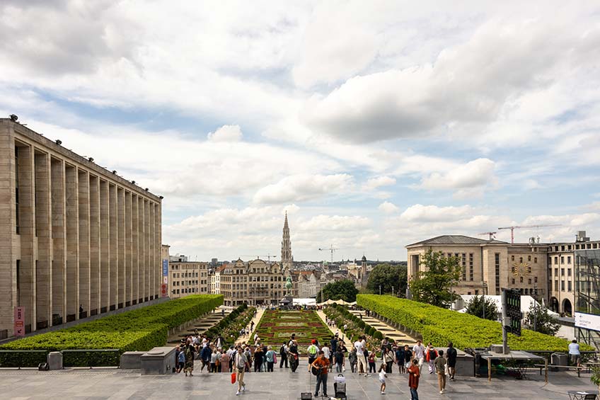 Mont des Arts Garden, Brussels