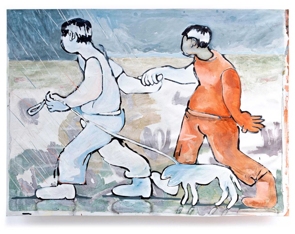 Carlos Cañadas. Llueve. Serie Las piedras y las flores. México, 2025