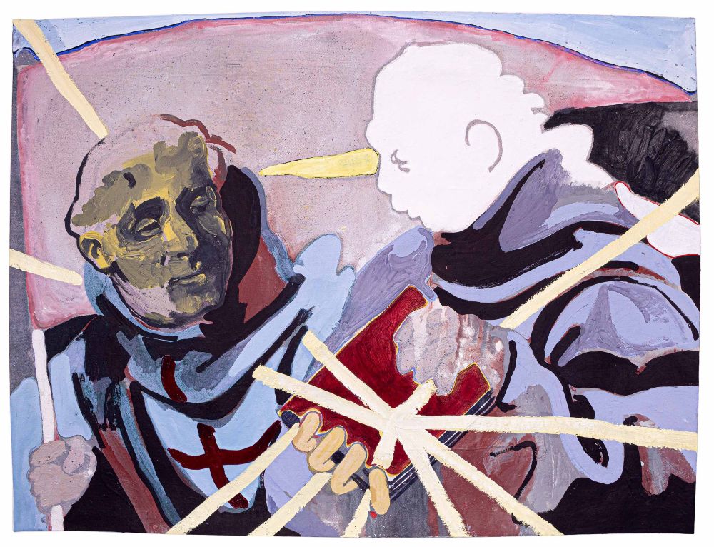 Carlos Cañadas. Tras Cano 1 (San Juan de Capistrano y San Bernardino de Siena). Serie Las piedras y las flores, 2024-2025