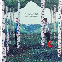 Imagen realizada par el Mini-LP de Los Bonsáis “Martín Pescador” editado por Elefant Records