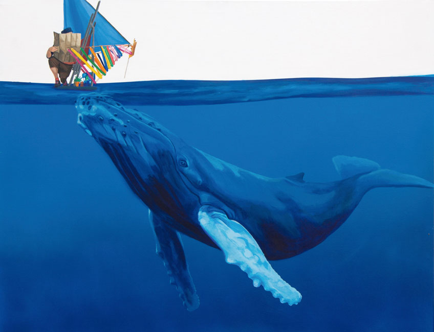 Iker Serrano. El estómago de la ballena, 2011. Serie Viaje e isla