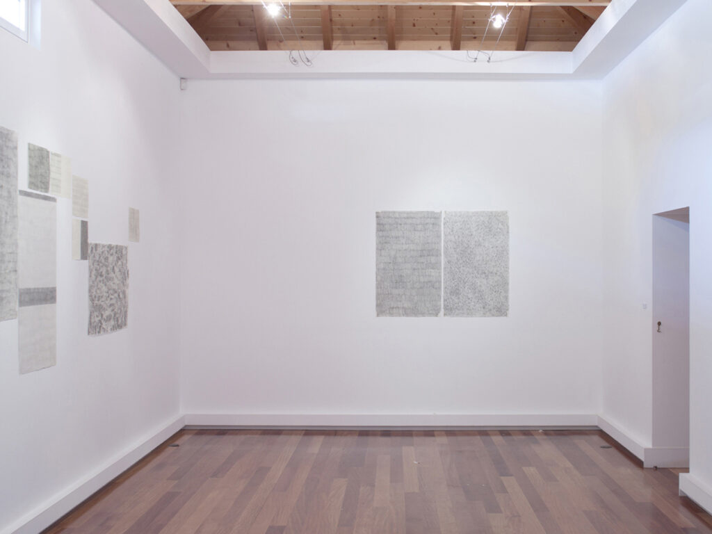 Laura Pilar Delgado. Vista de la exposición “Registos”. Galeria dos Prazeres, 2016