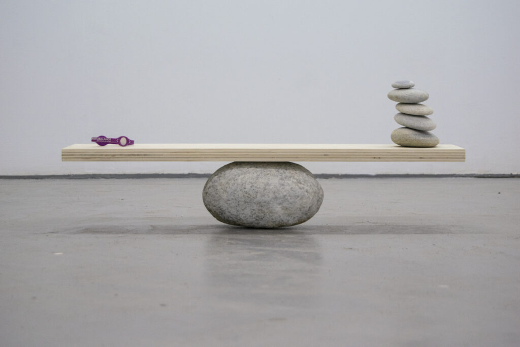 Marta Galindo. Only one point allows perfect balance
