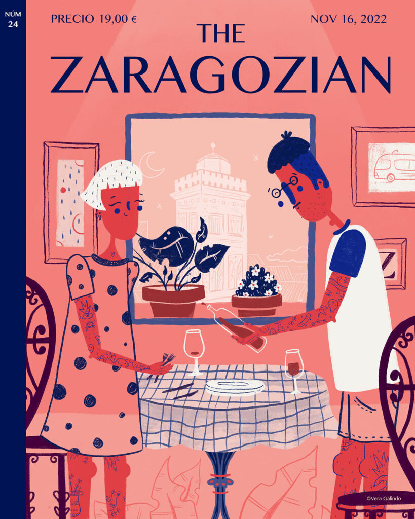 Vera Galindo. Ilustración para el proyecto The Zaragozian Illustrated