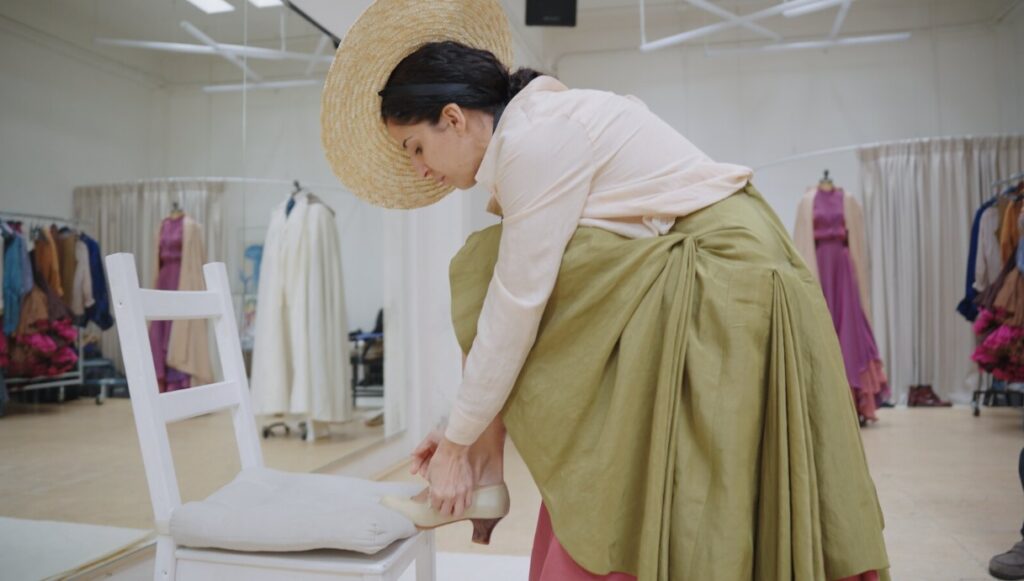 Pruebas de vestuario de Algarabía. Museo Universidad de Navarra. Fotografía: Raúl Villegas