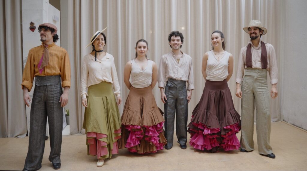 Pruebas de vestuario de Algarabía. Museo Universidad de Navarra. Fotografía: Raúl Villegas