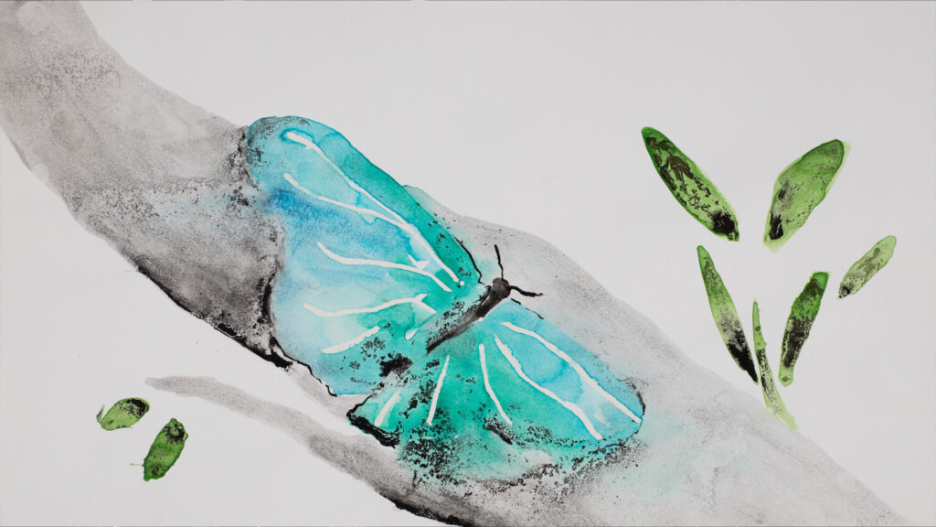 L'Ombre des papillons. Sofia El Khyari, 2022