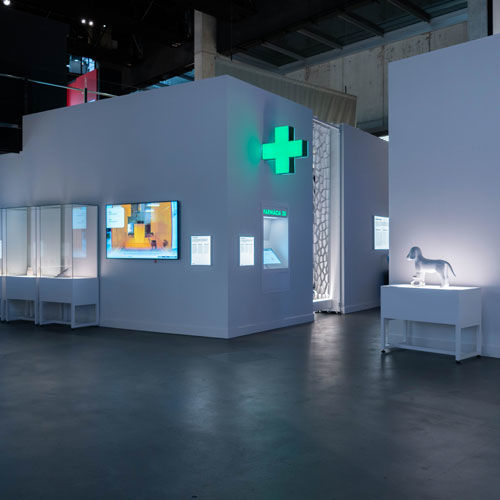 Vista de la exposición "PRINT3D” en CaixaForum Madrid