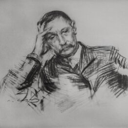 Vicente Tofiño. Retrato de Benito Pérez Galdós
