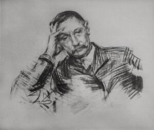 Vicente Tofiño. Retrato de Benito Pérez Galdós