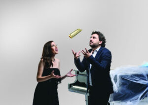 Antonio Serrano y Constanza Lechner
