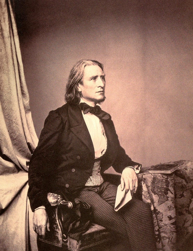 Franz Liszt en 1858