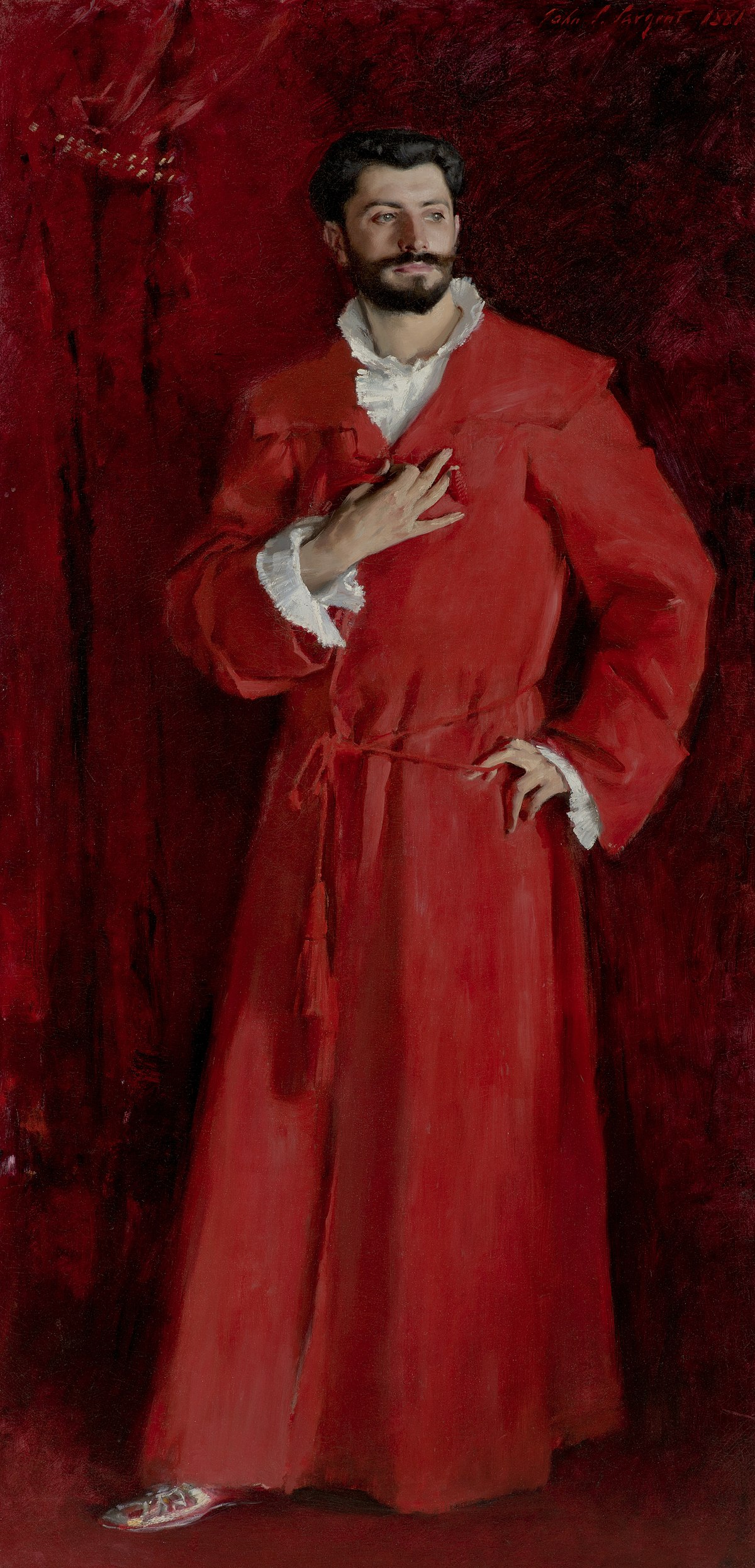 John Singer Sargent. Doctor Samuel Jean Pozzi en casa, 1881. Hammer Museum, Los Ángeles