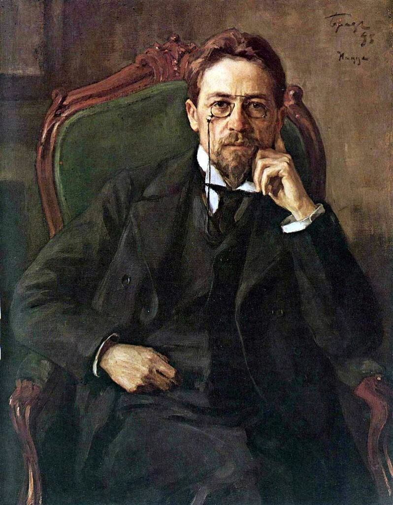  Osip Braz. Retrato de Chéjov, 1898