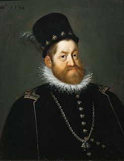  Joseph Heintz el Viejo. Retrato de Rodolfo II
