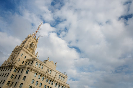 Edificio de Telefónica en Madrid