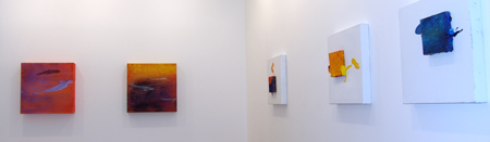 Algunas de las obras de Alberto Reguera expuestas en la galería Fernández-Braso, 2012.  