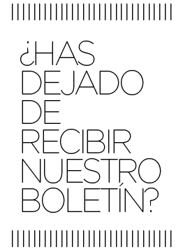 SUSCRIPCIONES BOLETINES (JULIO 2026)
