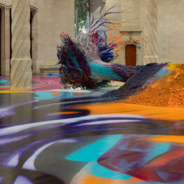 Katharina Grosse, todo es pintura
