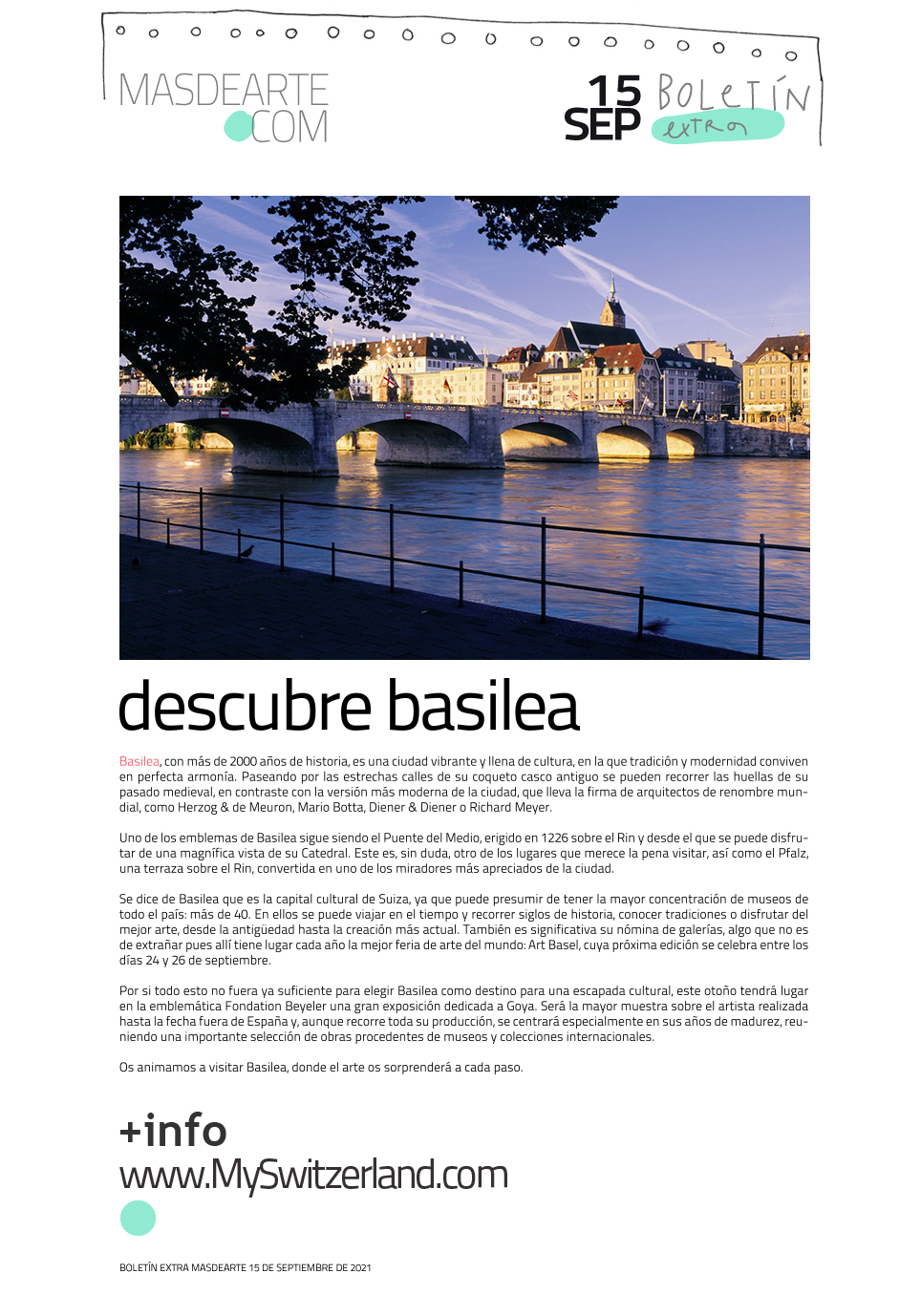 Extra masdearte: descubre Basilea, capital cultural de Suiza