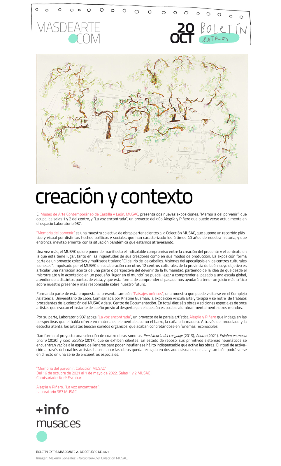 Extra masdearte: el MUSAC de León presenta un nuevo ciclo de exposiciones