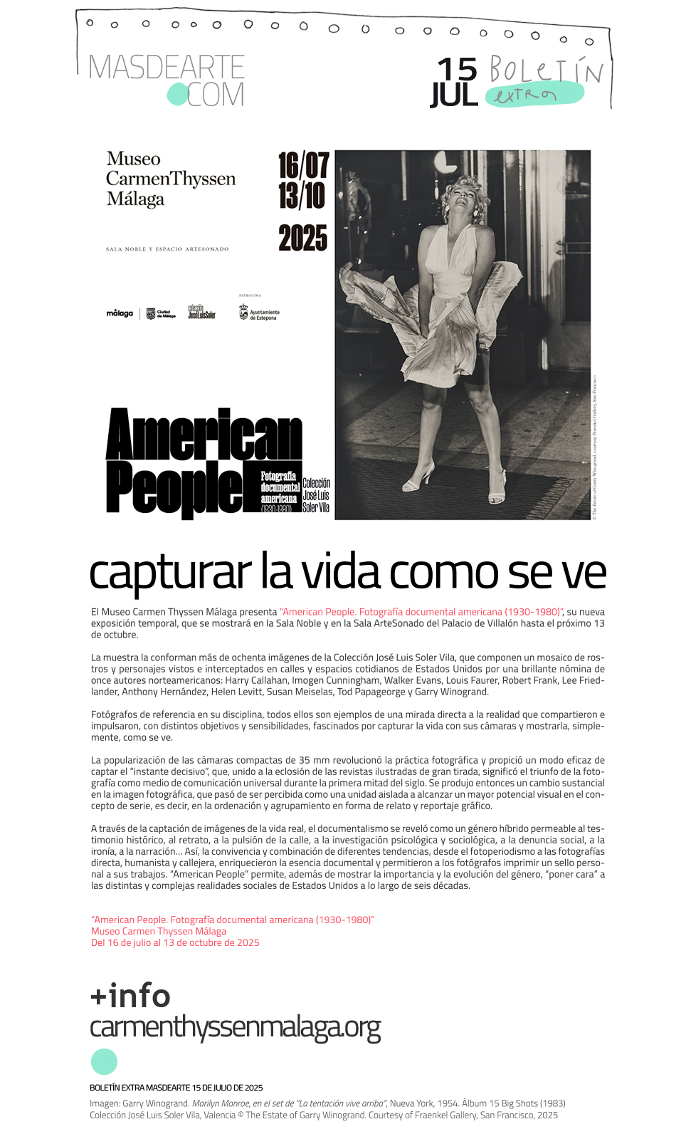 Extra masdearte: American People en el Museo Carmen Thyssen Málaga