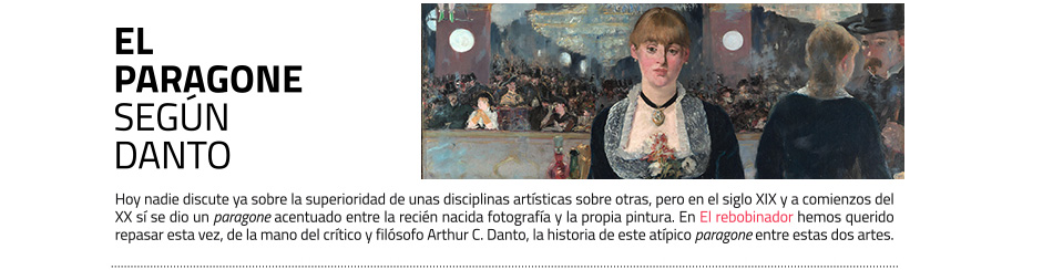 Entre pintura y fotografía: el paragone según Arthur C. Danto