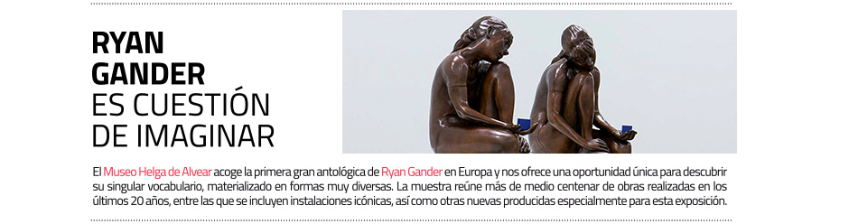 Ryan Gander. Gruñidos, silbidos, gemidos,
 ladridos y gritos. Museo Helga de Alvear. Hasta el 20 de abril 2025