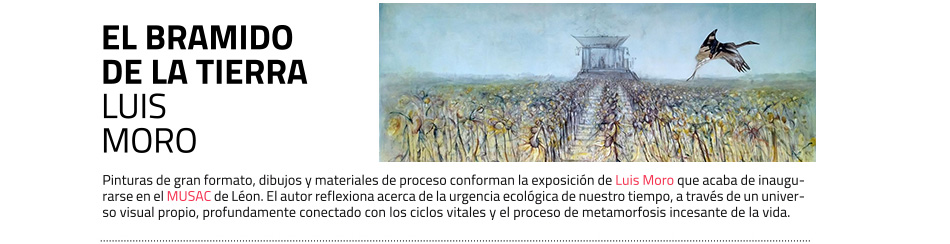 Luis Moro en el MUSAC de León