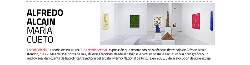 Exposición de Alfredo Alcain en la Sala Alcalá 31 de la Comunidad de Madrid