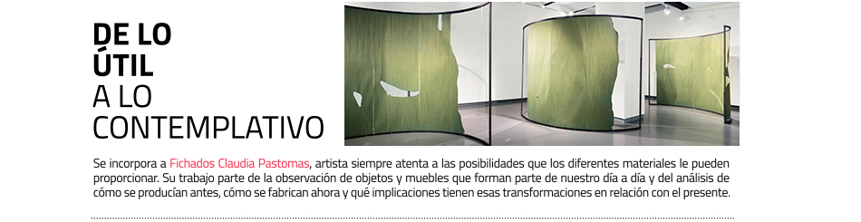 Claudia Pastomas. Artista en Fichados masdearte