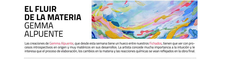 Gemma Alpuente. Fichados masdearte