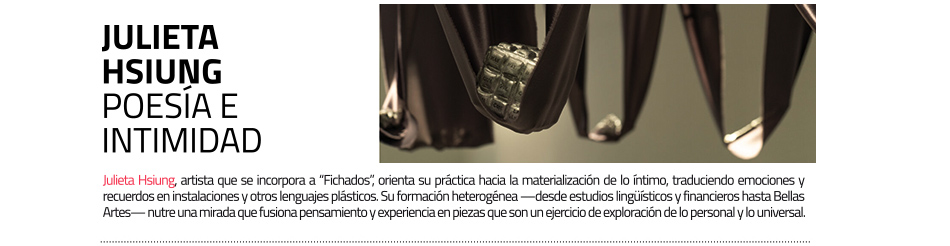 Julieta Hsiung. Artista en Fichados masdearte