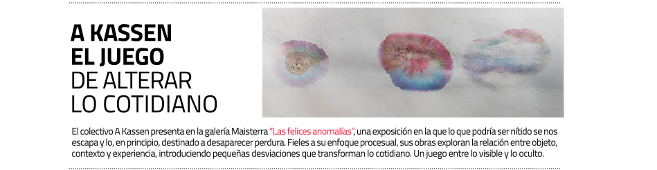 A Kassen. Exposición en la galería Maisterra
