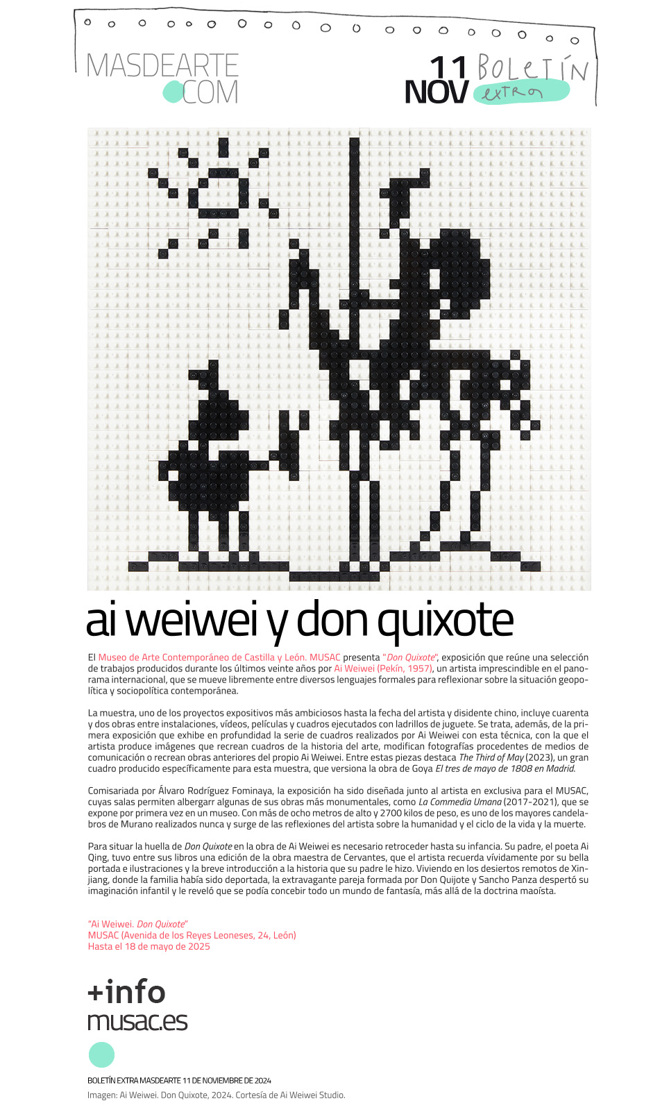 Extra masdearte:  Ai Weiwei. Don Quixote, en el MUSAC