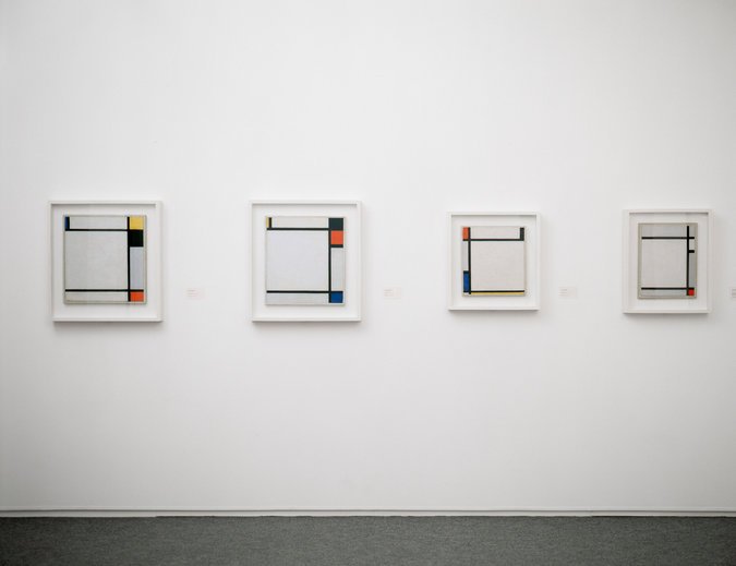 Los cuatro Mondrian de Kunstmuseen Krefeld