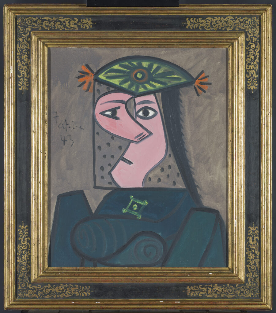 Pablo Picasso. Buste de femme 43, 1943. Donado por Aramont Art Collection de la familia Arango Montull a American Friends of the Prado Museum 