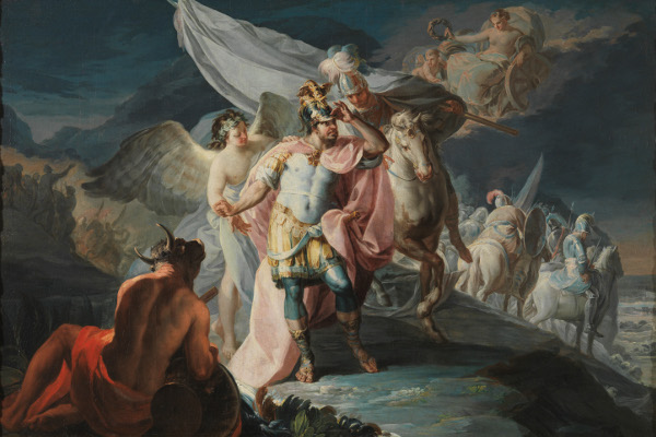 Francisco de Goya. Aníbal vencedor que por primera vez mira a Italia desde los Alpes, 1771. Museo Nacional del Prado. Donación de la Fundación Amigos del Museo del Prado