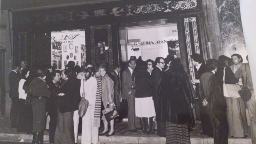 Apertura de la Galería Joan Prats en 1976