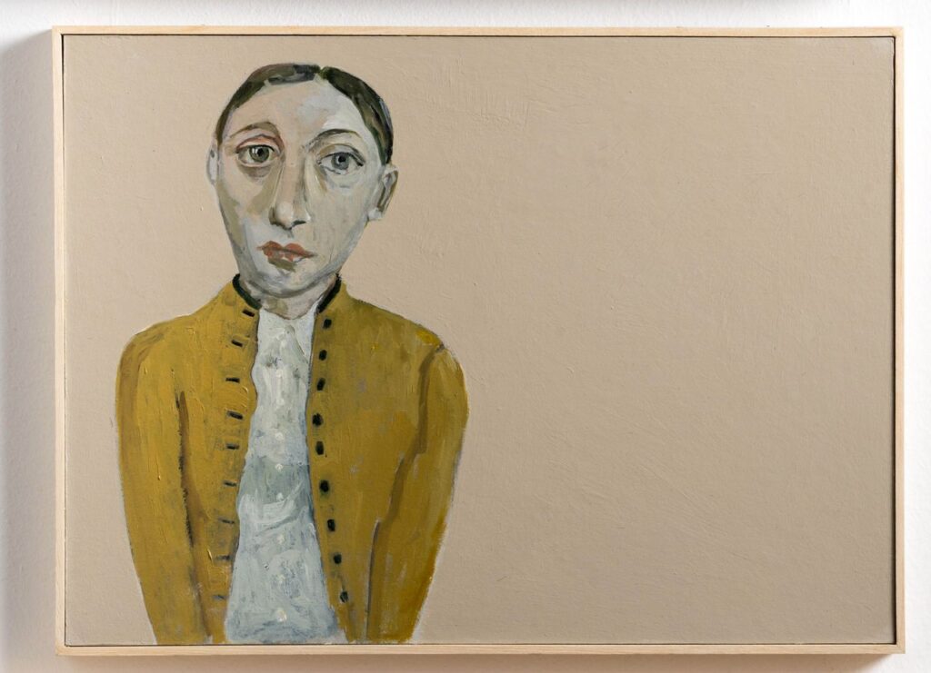 Simon Quadrat. Woman in Yellow, 2025. Cortesia Galeria Rafael Pérez Hernando